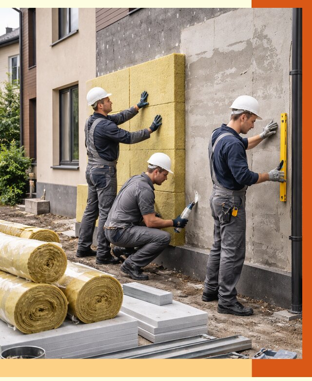 Утепление таунхауса в Коломне от 7300 руб/м2 — комплекс под ключ | ТепломастерКлм