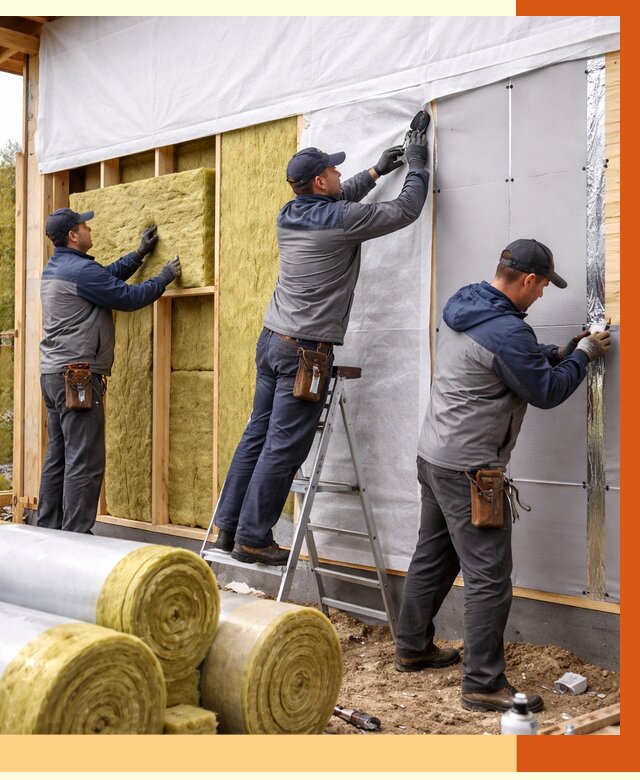 Утепление каркасного дома в Коломне от 4258 руб./м2 — профессионально | ТепломастерКлм