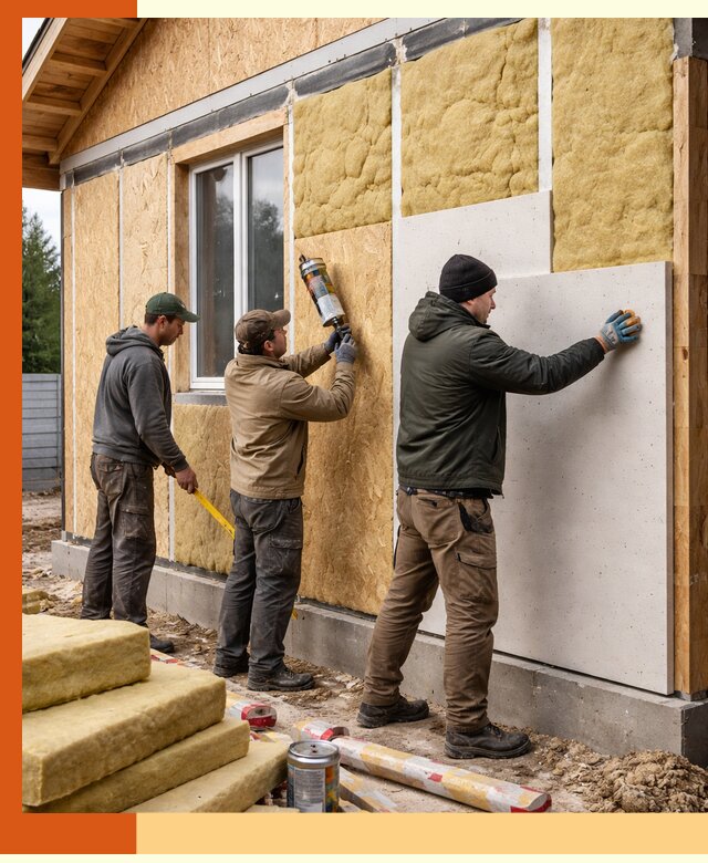 Профессиональное утепление дома из SIP-панелей в Коломне