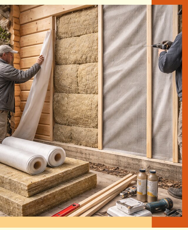 Утепление дома из минибруса в Коломне от 4563 руб/м2 — заказать профессионально | ТепломастерКлм