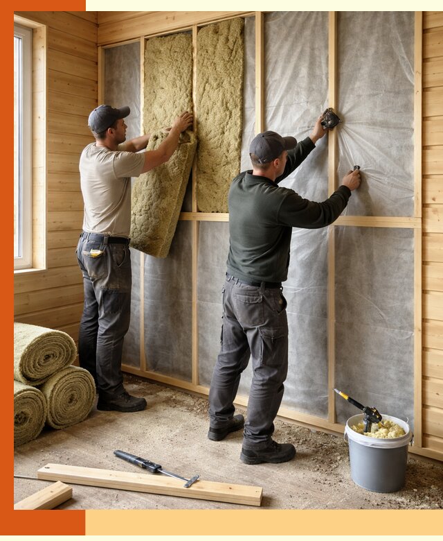 Утепление дома из минибруса в Коломне: комплексные теплоизоляционные работы