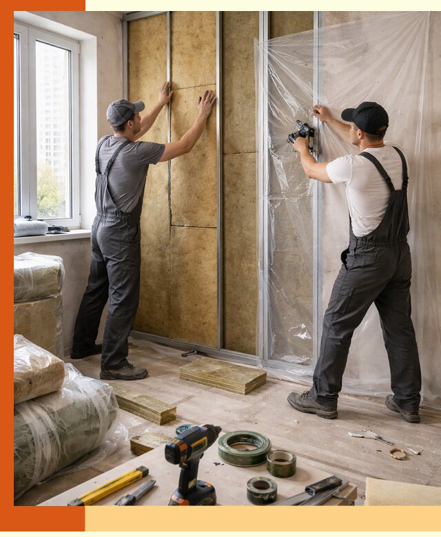 Утепление квартиры изнутри профессионально в Коломне