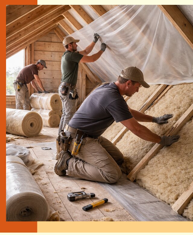 Утепление крыши изнутри в Коломне: профессионально и надежно