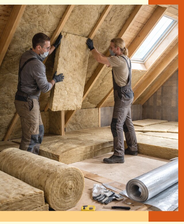 Утепление мансарды минватой в Коломне от 4258 руб./м2 — монтаж и пароизоляция | ТепломастерКлм