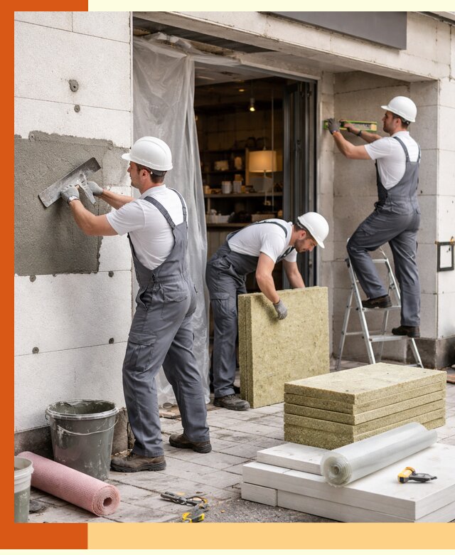 Утепление кафе в Коломне: профессиональная теплоизоляция и монтаж