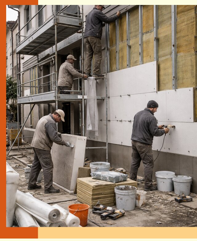 Утепление гостиницы под ключ в Коломне с гарантией качества