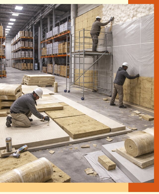 Утепление складского терминала в Коломне от 7604 руб./м² под ключ | ТепломастерКлм