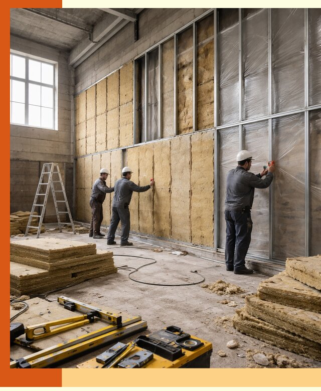 Утепление спортивного зала в Коломне качественно и недорого