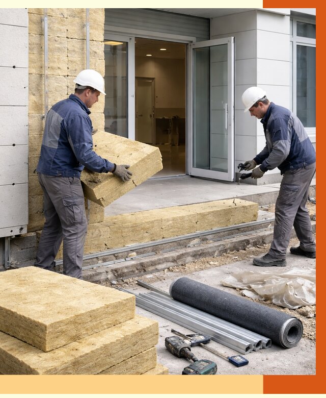 Утепление медицинского центра в Коломне под ключ от 12674 руб./м² | ТепломастерКлм