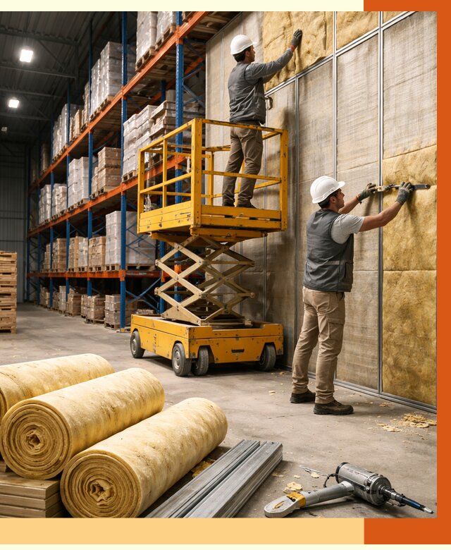 Утепление торгового склада в Коломне от 3244 руб/м2 — комплексно и под ключ | ТепломастерКлм