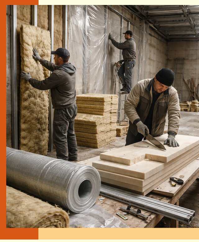 Утепление торгового склада в Коломне с энергоэффективными решениями