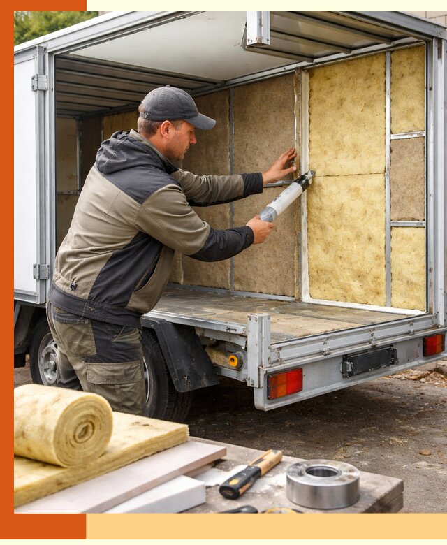 Профессиональное утепление прицепа в Коломне для любых условий