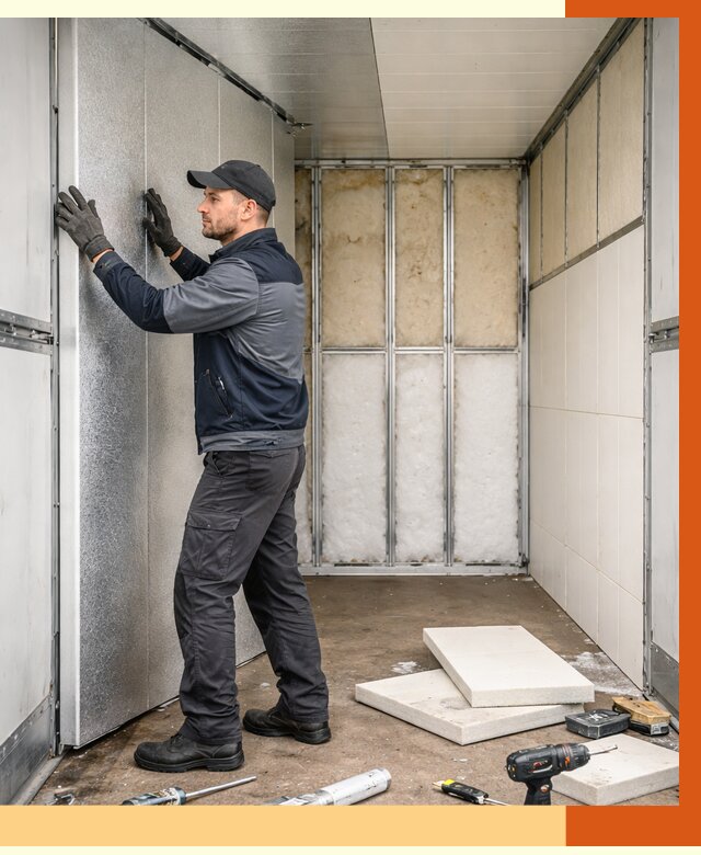 Утепление холодильного кузова в Коломне от 13688 руб. под ключ | ТепломастерКлм