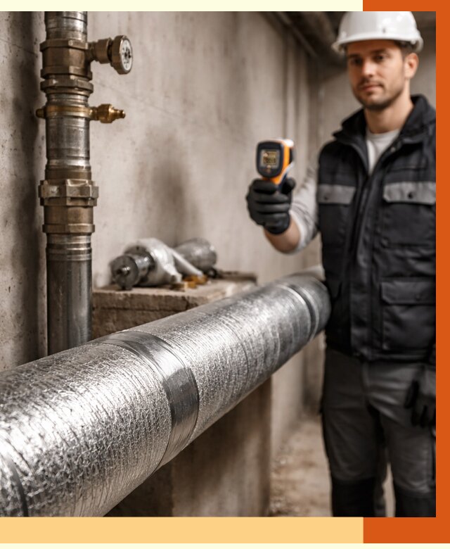 Утепление труб водоснабжения в Коломне от 8618 руб. за м² — услуги ТепломастерКлм