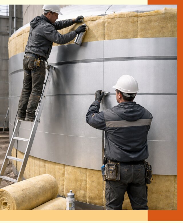 Утепление цистерны в Коломне пенополиуретаном от 14702 руб. под ключ | ТепломастерКлм