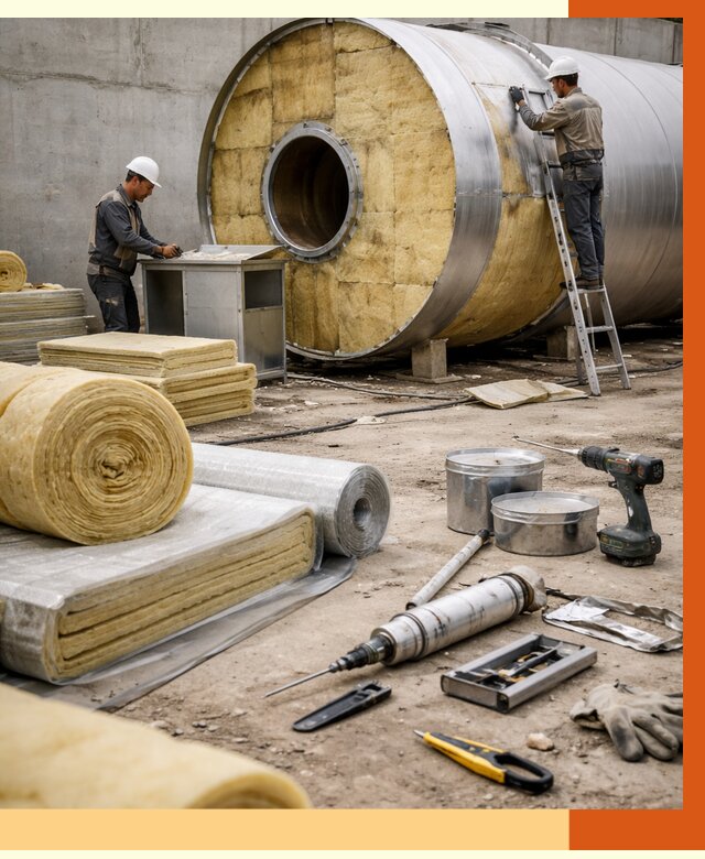 Утепление резервуара с топливом в Коломне от 27882 руб. под ключ | ТепломастерКлм