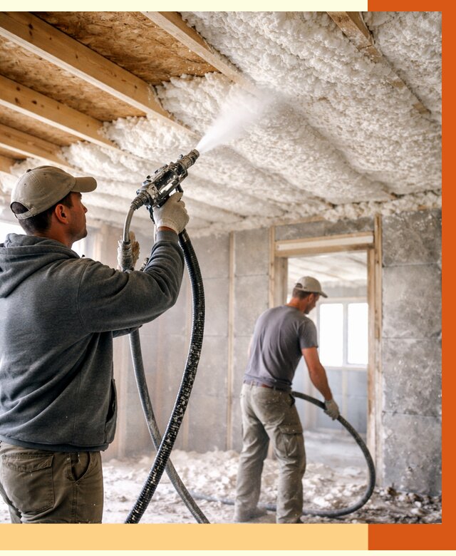 Утепление пеноизолом в Коломне от 1622 руб./м2 под ключ | ТепломастерКлм