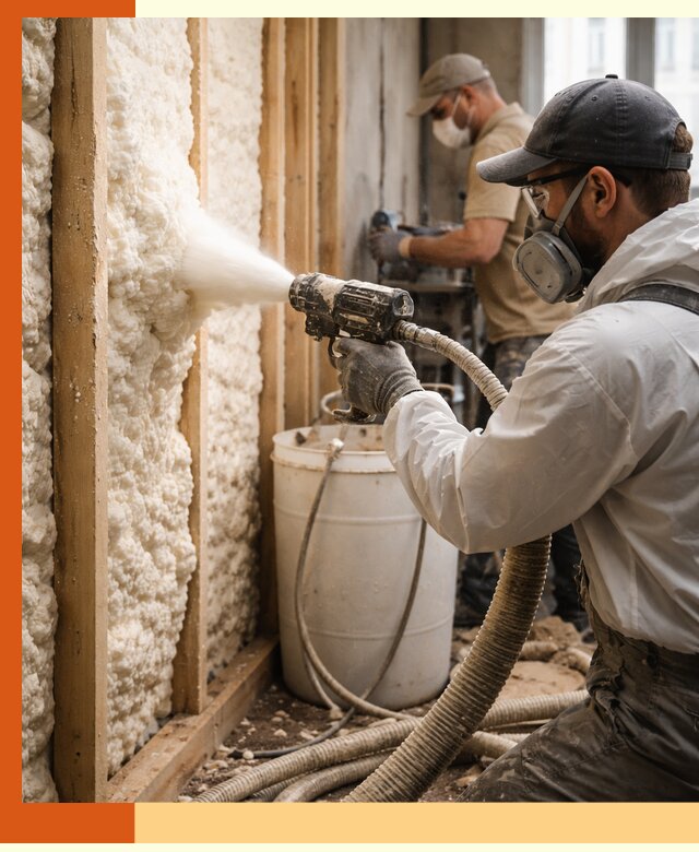 Утепление пеноизолом жилых и коммерческих объектов в Коломне