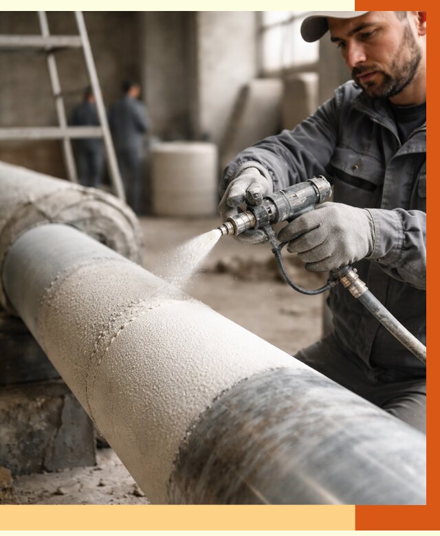 Утепление труб жидкой теплоизоляцией в Коломне от 7604 руб. под ключ | ТепломастерКлм