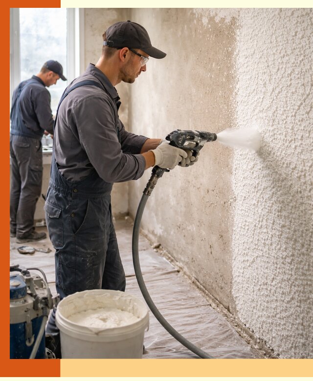 Утепление стен жидкой теплоизоляцией в Коломне для квартир и домов