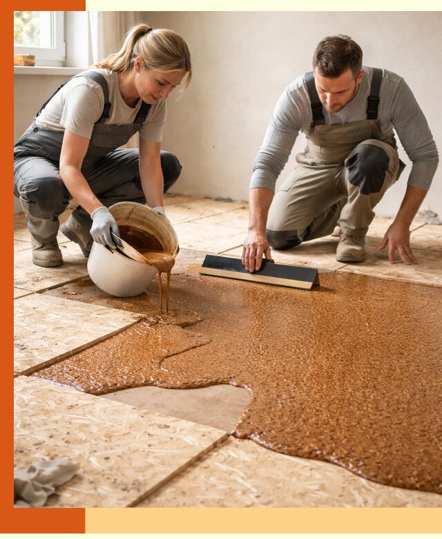 Утепление пола жидкой пробкой в Коломне для квартир и домов