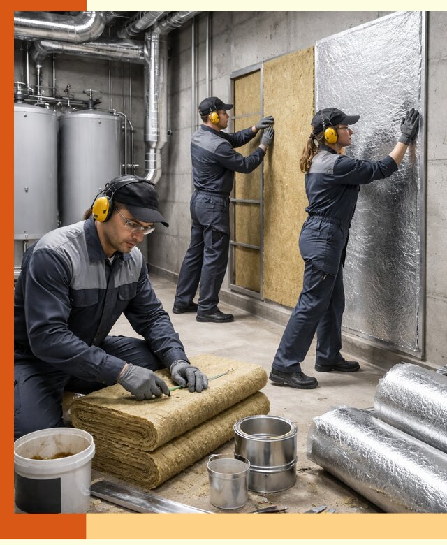 Шумоизоляция котельной в Коломне: профессиональный монтаж и материалы