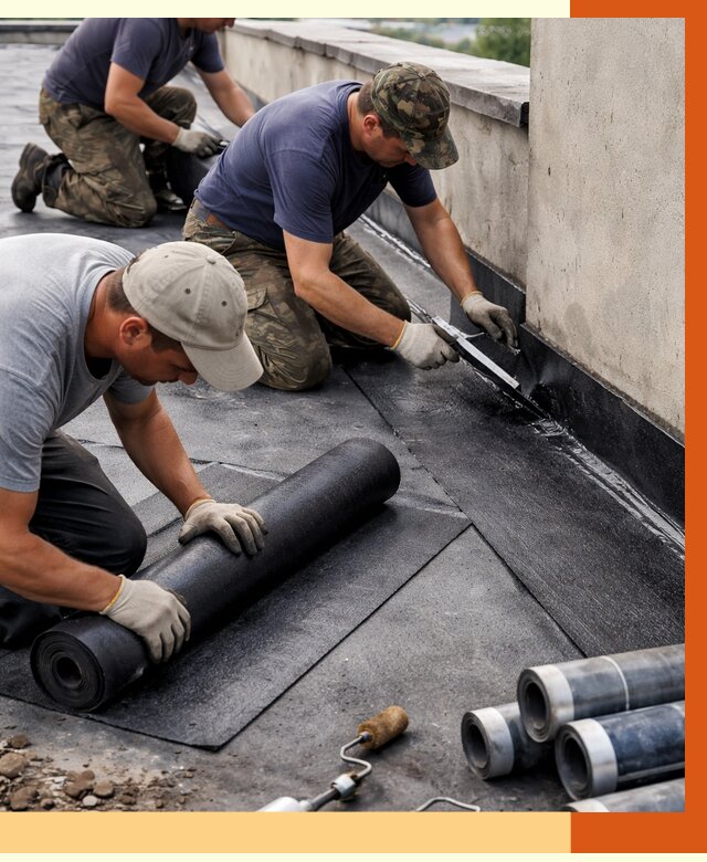 Гидроизоляция кровли в Коломне от 4563 руб. — профессиональная гидроизоляция крыши | ТепломастерКлм