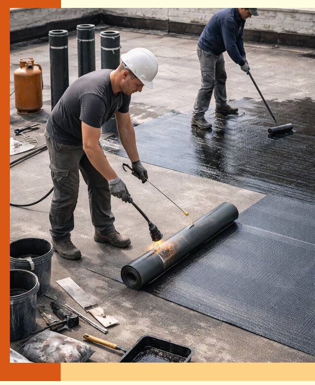 Гидроизоляция кровли в Коломне — надежная защита от протечек