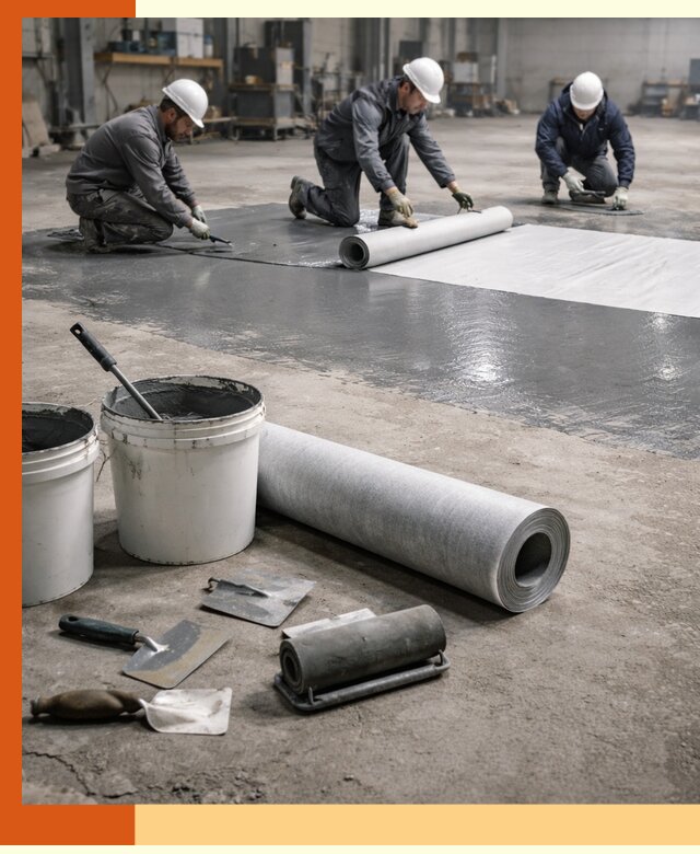 Гидроизоляция промышленного пола в Коломне — защита и долговечность