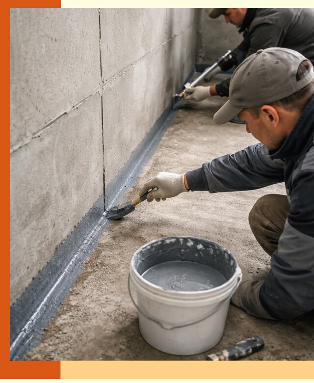 Гидроизоляция швов зданий и конструкций в Коломне