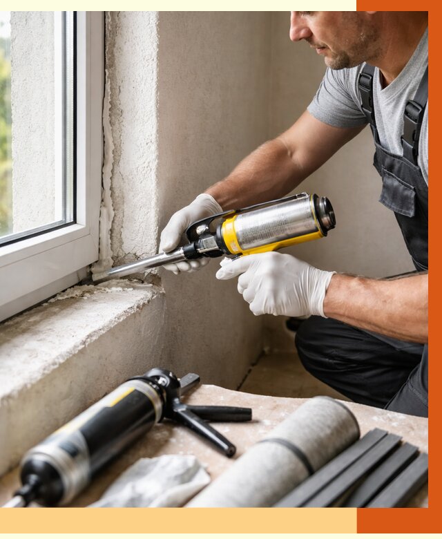 Герметизация стыков и примыканий в Коломне от 1217 руб. под ключ | ТепломастерКлм